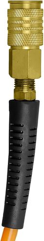 Freeman P1425RCF 1/4" x 25' Polyurethane Recoil Air Hose with Bend Restrictors and Brass Fittings in Saudi Arabia
