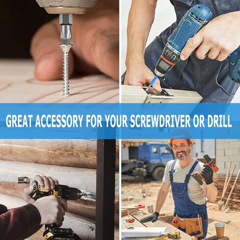 Elvielsl Screwdriver Bits Set, 12 Pcs S2 Alloy Steel Magnetic Anti Slip Screwdriver Bit PH1 PH2 PH3 PZ1 PZ2 PZ3 Impact Driver Bit Set 1/4 Inch Hex Shank Cross Drill Bit for Power Tool (50mm) in Kuwait