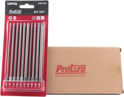 مجموعة لقم PH 10 قطع مقاس 6 بوصة من Protorq مع حامل بلاستيكي in Kuwait