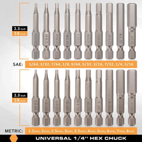 YF YoungFulTool 33 Pcs Magnetic Screwdriver Bit Set with Slotted Phillips Hex Torx Security Torx,Quick Release Bit Holder,Socket Adapter, 1/4’’ Hex Shank Power Tool Bits,Convertible Case with Bit Bar in Saudi Arabia