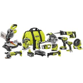 Ryobi P1896 ONE Plus مجموعة كومبو لاسلكية ليثيوم أيون 18 فولت (12 أداة) in Kuwait