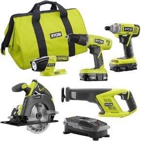 Ryobi 18-Volt ONE+ Lithium-Ion 5-Tool Combo Kit with Impact Driver in Saudi Arabia