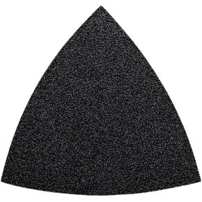 Fein Sanding Sheets with Hook and Loop Attachment for Universal Use on Almost All Materials - Unperforated, 36 Grit, 3-1/8" Edge Length, 5-Pack - 63717086048
