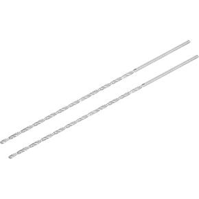uxcell HSS(High Speed Steel) Extra Long Twist Drill Bits, 3mm Drill Diameter 250mm Length 2 Pcs in Saudi Arabia