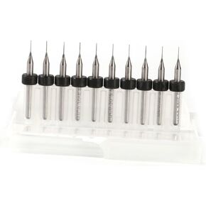 FTVOGUE 10pcs PCB Drill Bits Set,Carbide Micro Drill Bits for Print Circuit Board Rework (0.2mm) in Saudi Arabia