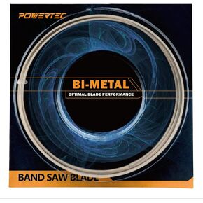 POWERTEC 13331 64-1/2" x 1/2" x 14/18 TPI ثنائية المعدن منشار شريطي، للمنشار الحزامي المعدني 4x6 (قد تختلف العبوة) in Saudi Arabia