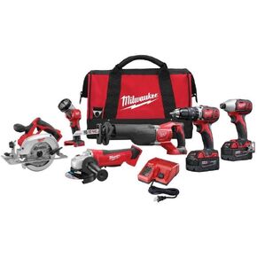 Milwaukee 2696-26 M18 18-Volt Lithium-Ion Cordless Combo Kit (6-Tool) in Saudi Arabia