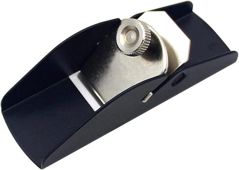 طائرة تشذيب صغيرة، أداة صنع نموذج DIY لطائرة جيب النجارة قابلة للتعديل يدويًا لمشاريع التشذيب. (أسود، 3.35 * 1.18 * 1.38 بوصة) in Kuwait