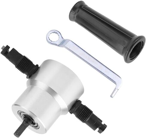 Zerodis مزدوج رئيس ورقة القاطع المعادن القاضم القاطع الكهربائية حفار كهربائي مرفق المحمولة القاضم أداة القطع in Kuwait