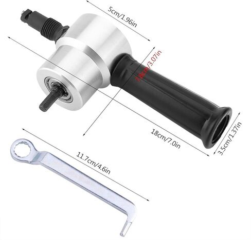 Zerodis مزدوج رئيس ورقة القاطع المعادن القاضم القاطع الكهربائية حفار كهربائي مرفق المحمولة القاضم أداة القطع in Kuwait