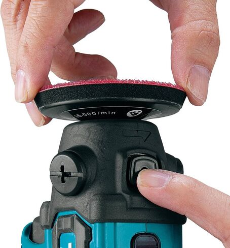 Makita VP01R1 12V max CXT Lithium‑Ion Brushless 3" Polisher / 2" Sander Kit (2.0Ah), ML103 12V max CXT Li-Ion Cordless L.E.D. Flashlight, & RM02 12V max CXT Lithium-Ion Cordless Compact Job Site Radio in Saudi Arabia