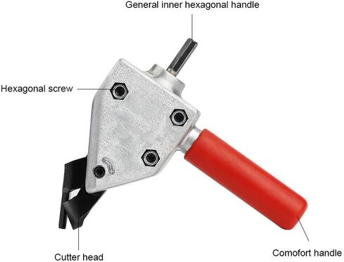 Metal Nibbler, Metal Sheet Cutter, High Carbon Steel + Alloy Steel Metal Sheet Cutting Tool for Iron Plate, Stainless Steel Plate, Alloy Plate and Plastic Plywood in Saudi Arabia