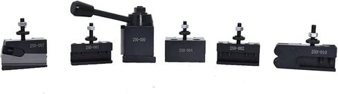 ALL-CARB OXA Tool Post Set 250-000 Wedge Type Quick Change Tool Post Set Steel Material For Mini Lathe 6-9 Swing in Saudi Arabia