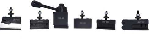 ALL-CARB OXA Tool Post Set 250-000 Wedge Type Quick Change Tool Post Set Steel Material For Mini Lathe 6-9 Swing in Saudi Arabia
