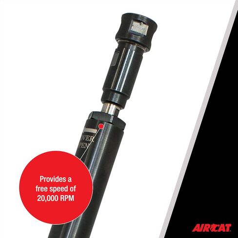 AIRCAT Pneumatic Tools 6270: 1 HP Composite Extended Straight Die Grinder 20,000 RPM in Saudi Arabia