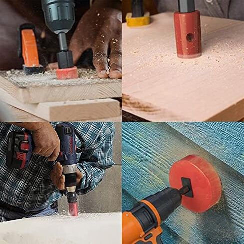 طقم منشار ثقب Antetek مكون من 19 قطعة من طقم منشار ثقب مع 13 قطعة شفرات منشار 3/4 بوصة - 6 بوصة (19-127 مم)، 2 مغزل، 2 لقمة ثقب، 1 لوحة تثبيت، 1 مفتاح سداسي، الحد الأقصى للحجم 5 بوصة والحد الأدنى للحجم 3/4 "، مثالية للخشب العادي، ولوحة الكثافة، ولوحة الأل in Kuwait