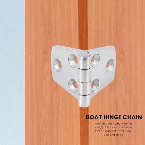 4 Pieces Stainless Steel Strap Hinge Door Hinge For Boat Yacht 76 X 38 Mm Rafting,Boat Hatch Compartment Hinges in Saudi Arabia