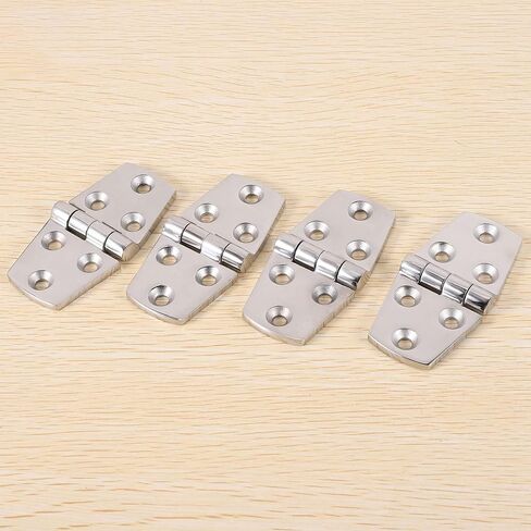 4 Pieces Stainless Steel Strap Hinge Door Hinge For Boat Yacht 76 X 38 Mm Rafting,Boat Hatch Compartment Hinges in Saudi Arabia