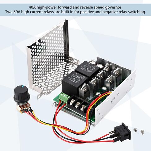 Bonuci 6 Pack Power Battery Adapter Converter Kit Includes Motor Speed Controller with Switch Battery Power Adapter Low Voltage Protection 40a Fuse for 18V 20V Batteries Display Robots Cars DIY Supply in Saudi Arabia