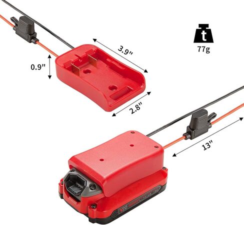 محول عجلة الطاقة لبطارية V20 Craftsman 20 فولت مع أطراف الصمامات والأسلاك، موصل الطاقة لسيارة Rc، روبوتات قياس 14، شاحنة Rc، الاستخدام بنفسك، يعمل لبطارية MAX CMCB204 CMCB202 CMCB201 CMCS500B in Kuwait