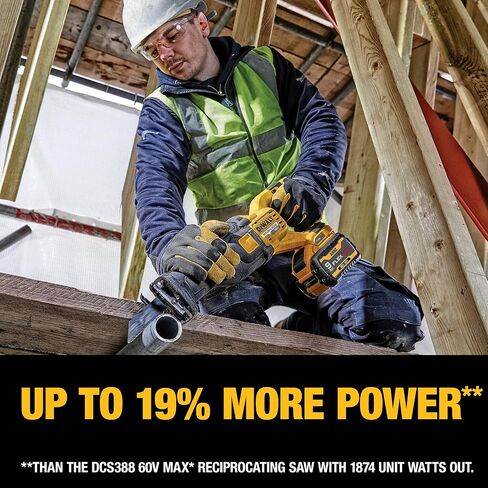 DEWALT FLEXVOLT 60V MAX* Reciprocating Saw, Cordless Kit (DCS389X2) in Saudi Arabia