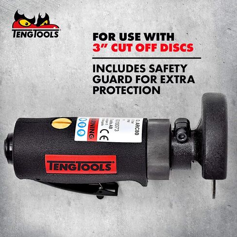 Teng Tools High Speed Reversible Ergonomic Pneumatic Air Cut Off Tool with Safety Guard - ARC80 in Saudi Arabia
