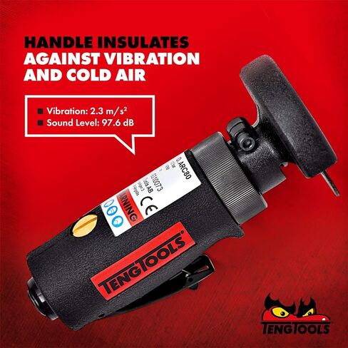 Teng Tools High Speed Reversible Ergonomic Pneumatic Air Cut Off Tool with Safety Guard - ARC80 in Saudi Arabia