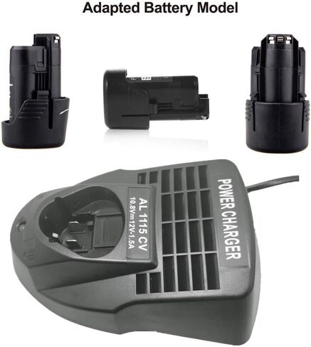 شاحن بطارية ليثيوم أيون AL1115CV BC330 Bosch 10.8V-12V BAT411، BAT412A، BC430 استبدال بطاريات ليثيوم أيون لبوش المثقاب الكهربائي TSR1080 GSR10.8-2 GSA10.8V GWI10.8V TSR120 in Kuwait