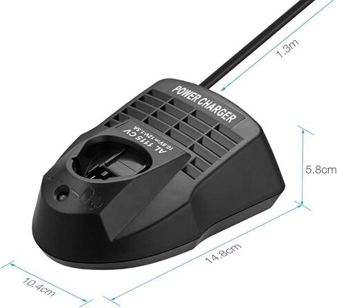 Powerextra BC330 شاحن بطارية ليثيوم أيون 12 فولت لبوش 2 فولت BAT411، BAT412A، BC430 BC330 2 607 336 996 10.8 فولت-12 فولت بطاريات ليثيوم أيون in Kuwait