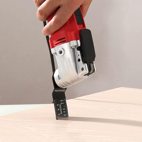 PECHAM 45 قطعة من شفرات المنشار الخشبية العالمية المتأرجحة متعددة المهام سريعة الإصدار تناسب كابل بورتر بلاك آند ديكر روكويل ريدجيد ريوبي ميلووكي ديوالت شيكاغو كرافتسمان in Kuwait