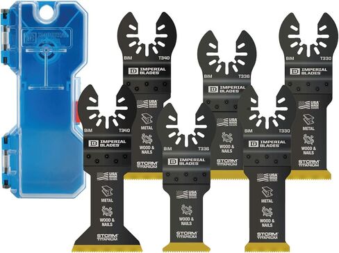 Imperial Blades One Fit™ Storm Titanium Metal/Wood Variety Pack, 6PC + Free Case, Multi in Saudi Arabia