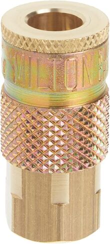 Milton (785) 1/4" FNPT Female T-Style Air Compressor Quick Connect Fitting Coupler (10 pieces) , Blue in Saudi Arabia
