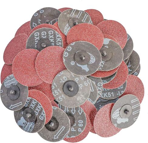 3" inch Sanding Disc R-Type Quick Change Surface Conditioning Disc,for Die Grinder, Surface Striping, Grinding, Polishing, Fast Finishing (80) in Saudi Arabia