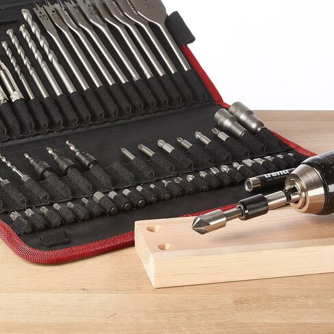 مجموعة أدوات Craft Pro سريعة الإصدار مكونة من 60 قطعة، ظرف مغناطيسي سريع، حامل لقمة قابل للسحب، حوض إزالة الأزيز، QR/مجموعة/2 in Saudi Arabia