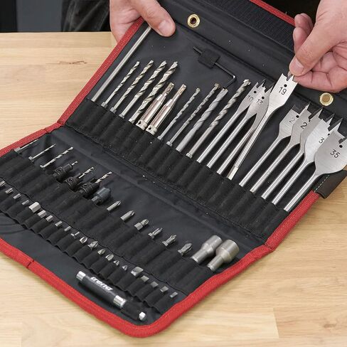 مجموعة أدوات Craft Pro سريعة الإصدار مكونة من 60 قطعة، ظرف مغناطيسي سريع، حامل لقمة قابل للسحب، حوض إزالة الأزيز، QR/مجموعة/2 in Saudi Arabia