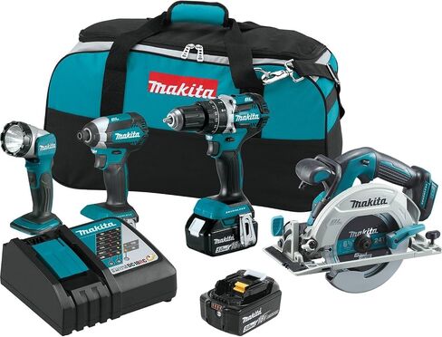 Makita XT446T 18V LXT Lithium-Ion Brushless Cordless Combo Kit (4 Piece) in Saudi Arabia