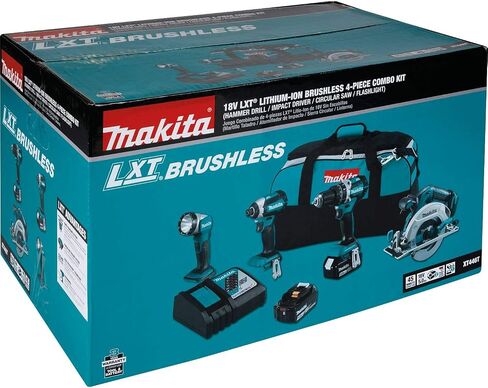 Makita XT446T 18V LXT Lithium-Ion Brushless Cordless Combo Kit (4 Piece) in Saudi Arabia