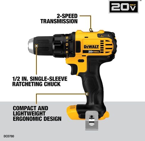 DEWALT 20V MAX Combo Kit, Compact 4-Tool (DCK421D2) in Saudi Arabia