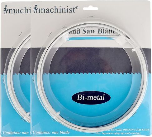 Imachinist 70-1/2" Long, 1/2" Wide, 0.025" Thick, 14TPI and 24TPI M42 Bi-metal Bandsaw Blades for Soft Metal Cutting in Saudi Arabia