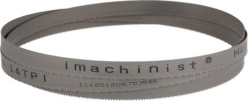 Imachinist 70-1/2" Long, 1/2" Wide, 0.025" Thick, 14TPI and 24TPI M42 Bi-metal Bandsaw Blades for Soft Metal Cutting in Saudi Arabia