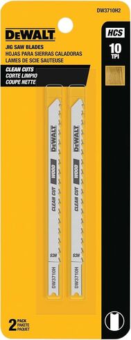 DEWALT DW3710H 4-Inch 10 TPI Fine Smooth HCS U-Shank Woodcutting Jig Saw Blade (5-Pack) in Saudi Arabia