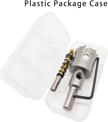 منشار ثقب كربيد من YETLEBOX، قاطع ثقب TCT مع مثقاب طيار مطلي بالتيتانيوم للمعادن والفولاذ المقاوم للصدأ والحديد والخشب 51 مم/2.01 بوصة in Kuwait