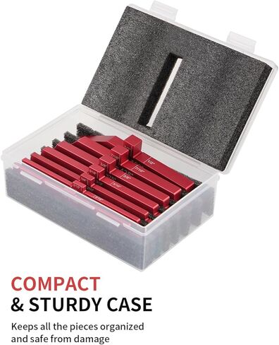 DAYDOOR 7pcs Router Table Setup Bars, Aluminum Setup Blocks Woodworking, Precision Height Gauge Set for Router Table Saw and Angle Measure Set up in Kuwait