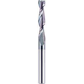 spetool upcut لقم التوجيه الحلزوني 1/4 بوصة عرقوب مع طلاء، 1-1/4 بوصة طول القطع 3 بوصة OVL، كربيد حتى قطع بت التوجيه لأعمال النجارة باستخدام الحاسب الآلي فتحة نقر قطع نحت النقش in Kuwait