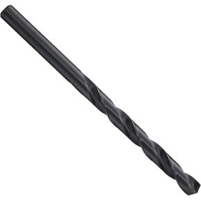 YG-1 D1632 High Speed Steel Split Point Aircraft Extension Drill Bit, Steam Oxide Finish, Straight Shank, Slow Spiral, 135 Degree, H Size, 17/64" Diameter x 6" Length (Pack of 5) in Saudi Arabia