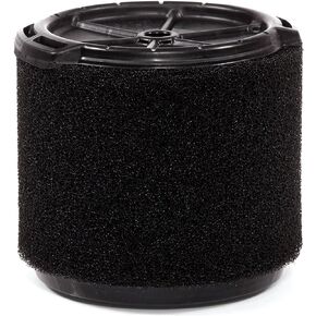 WORKSHOP Wet/Dry Vacs Vacuum Filters WS14045F Foam Filter For Wet/Dry Vacuum Cleaner (Single Wet Application Foam Filter Cartridge) For WORKSHOP 3-Gallon To 4.5-Gallon Shop Vacuum Cleaners