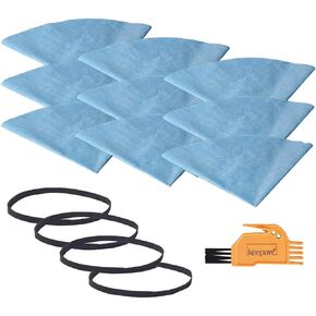 KEEPOW 90107 Shop Vac Filters for Most 5 Gallon and Above Shop Vac | Wet/Dry Vacuum Cleaners, Reusable Paper Disc Filter, Replace Part# 9010700, 9013700, 6 Pack in Saudi Arabia