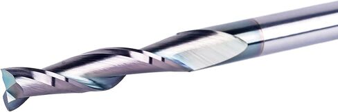 spetool upcut لقم التوجيه الحلزوني 1/4 بوصة عرقوب مع طلاء، 1-1/4 بوصة طول القطع 3 بوصة OVL، كربيد حتى قطع بت التوجيه لأعمال النجارة باستخدام الحاسب الآلي فتحة نقر قطع نحت النقش in Kuwait