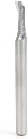 Amana Tool HSS1643 Double Flute Spiral Router Bits Metal Aluminum Cutting 3/8 Dia x 1-1/4 x 1/2 Inch Shank Up-Cut Router Bit High Speed Steel in Saudi Arabia