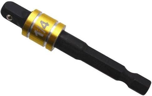 HSF مجموعة محول المقبس العالمي ومثقاب الزاوية اليمنى 105 درجة مجموعة مفك براغي الزاوية اليمنى محول مقبس سداسي الحفر، 3 قطع مقاسات 1/4 بوصة 3/8 بوصة 1/2 بوصة مجموعة تمديد محول مآخذ التوصيل للسائق من درجة التأثير in Kuwait